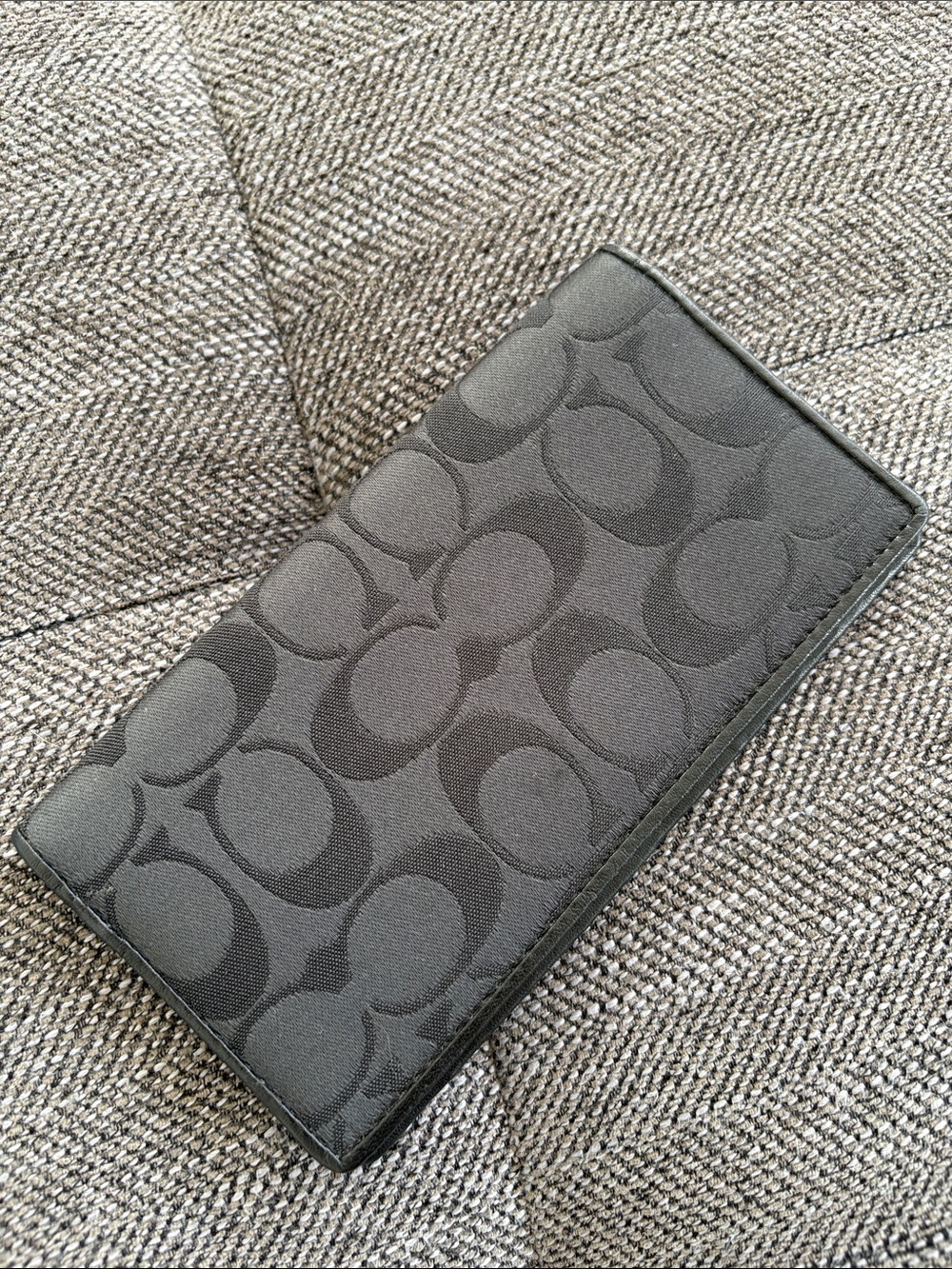 Vintage Coach Checkbook Wallet